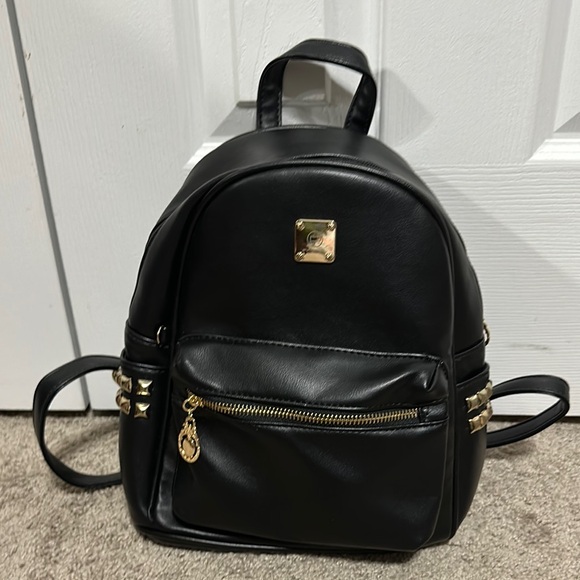 Pincnel Black and Gold  Mini Backpack - Picture 1 of 2